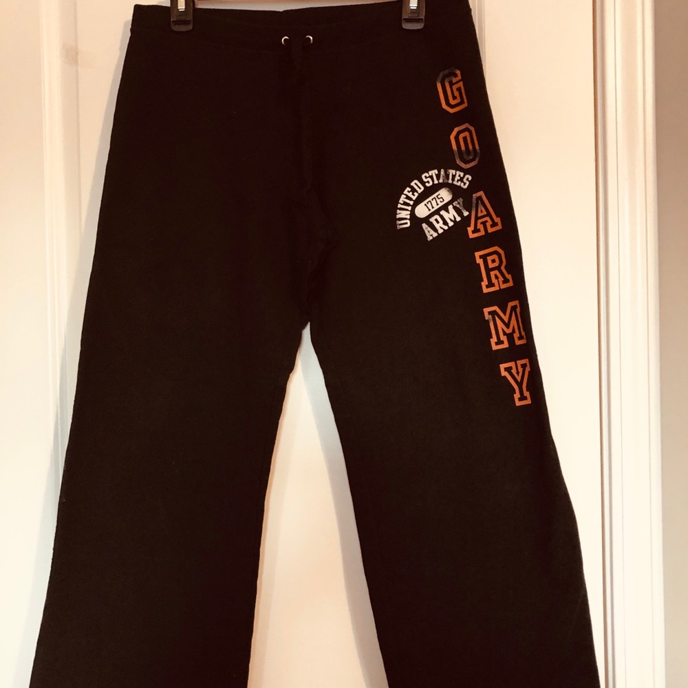 Black GO ARMY Sweatpants
